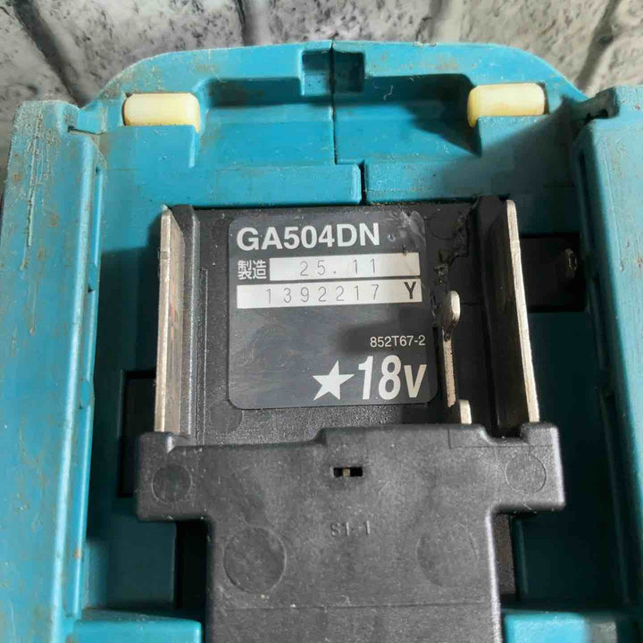 ☆マキタ(makita) 125mmコードレスディスクグラインダ GA504DZN (GA504DN)【川口店】