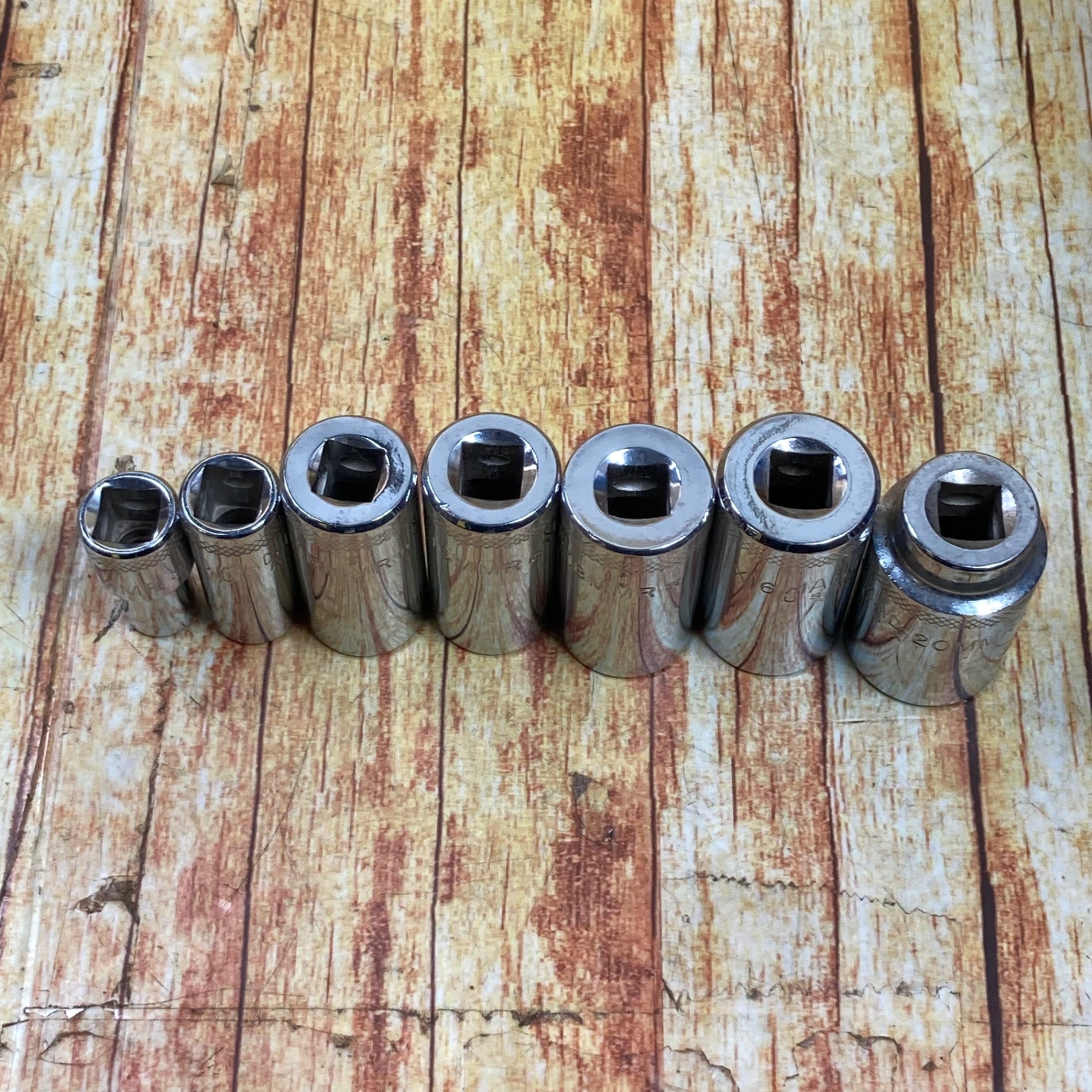 ▽MACTOOL マックツール ソケットセット 7点セット X6 20/19/18/16/15