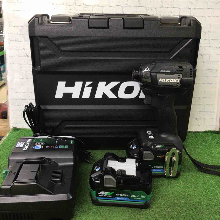 ★ハイコーキ(HIKOKI ※旧:日立工機) コードレスインパクトドライバ ストロングブラック WH36DD(2XHBSZ)【町田店】
