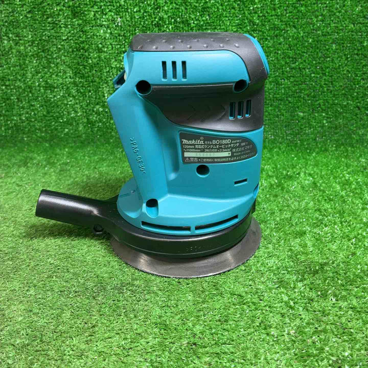 マキタ(Makita) 125ミリ充電式ランダムオービット 18V6Ah バッテリ・充電器付 BO180DRG【藤沢店】