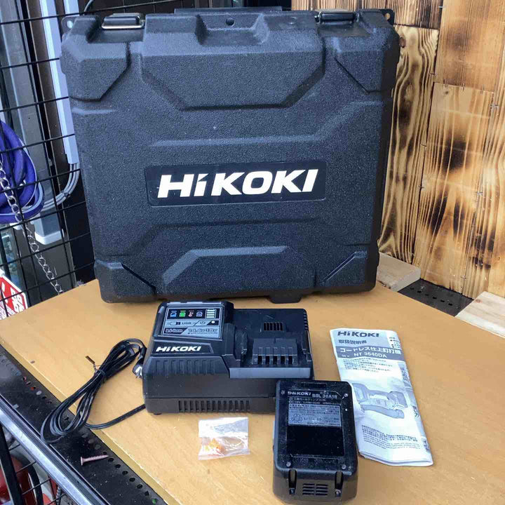 ★ハイコーキ(HIKOKI ※旧:日立工機) コードレスフィニッシュネイラ NT3640DA(XPZ)【越谷店】