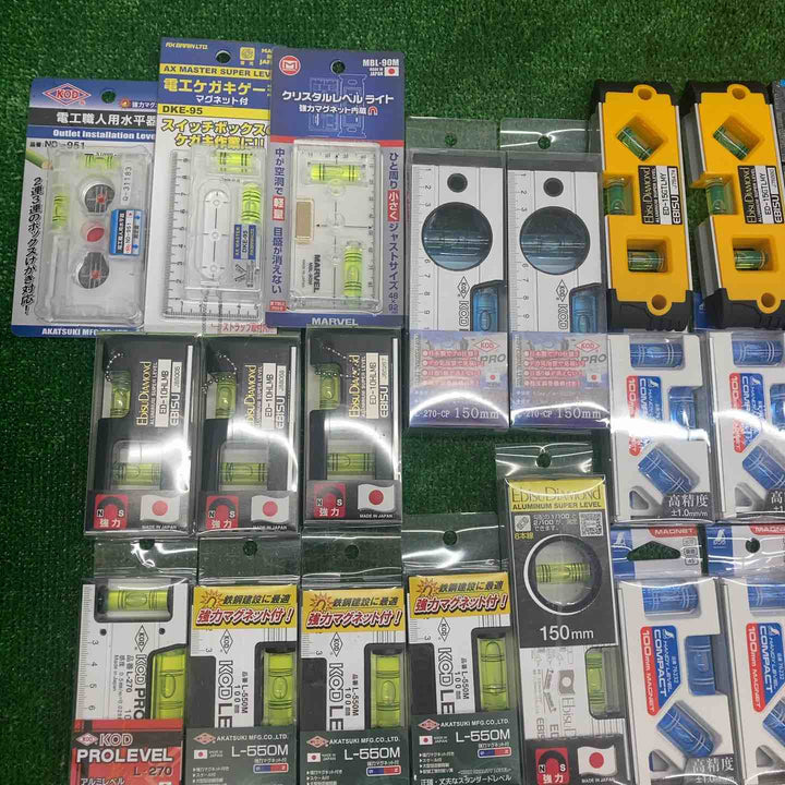 ▼18go【未開封/送料無料】水平器 磁石モデル マグネット付き 40個まとめ売り エビスダイヤモンド KOD シンワ等【川越店】【川越店】