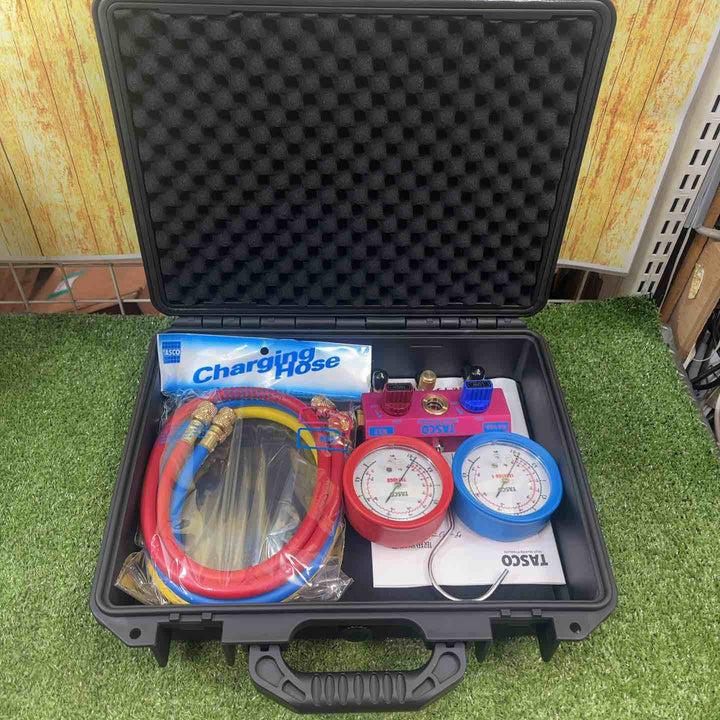 ◇イチネン TASCO R410A/R32 ゲージマニホールド キット STA122GBH-T1 (TA122GBH-T1)【川崎店】