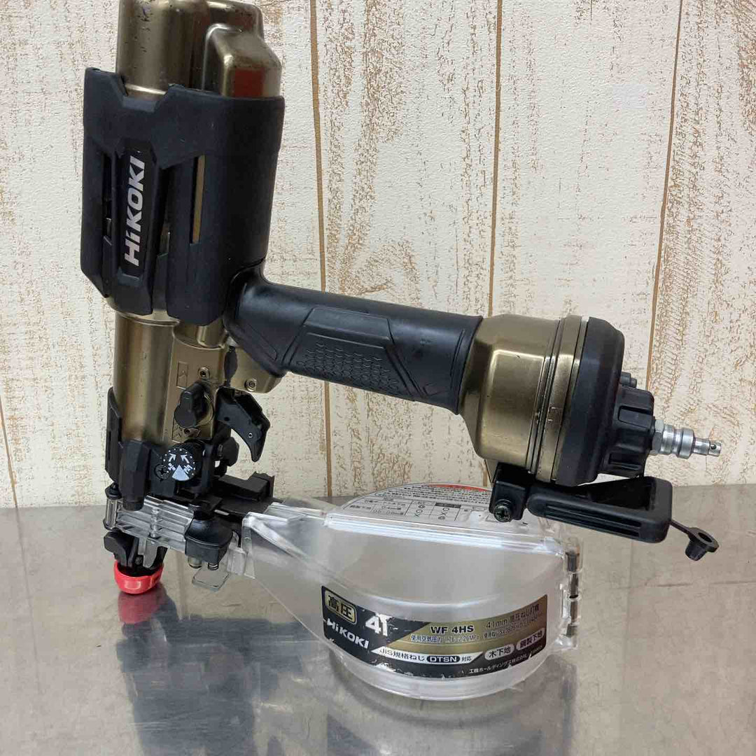 【中古品】★ハイコーキ(HIKOKI ※旧:日立工機) 高圧エアネジ打ち機 WF4HS メーカー修理♪【柏店】