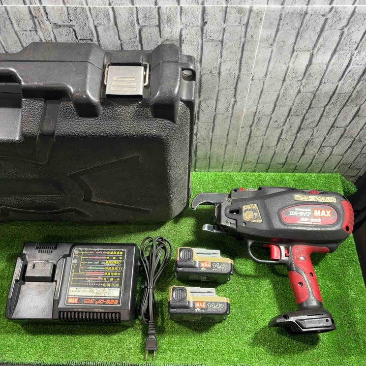 ★マックス(MAX) 14.4V 鉄筋結束機 リバータイア RB-399-B2C 動作確認済み【川口店】