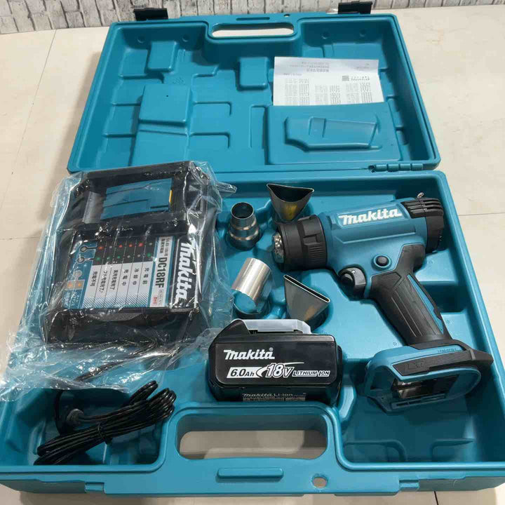 マキタ(makita) 充電式ヒートガン HG181DZK バッテリBL1860B×2個+充電器DC18RFセット【川口店】