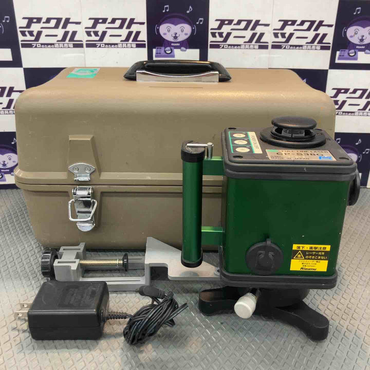【中古品】リズム(RIZUMU) グリーンレーザー墨出し器 ロボライン CP-S38G【所沢店】