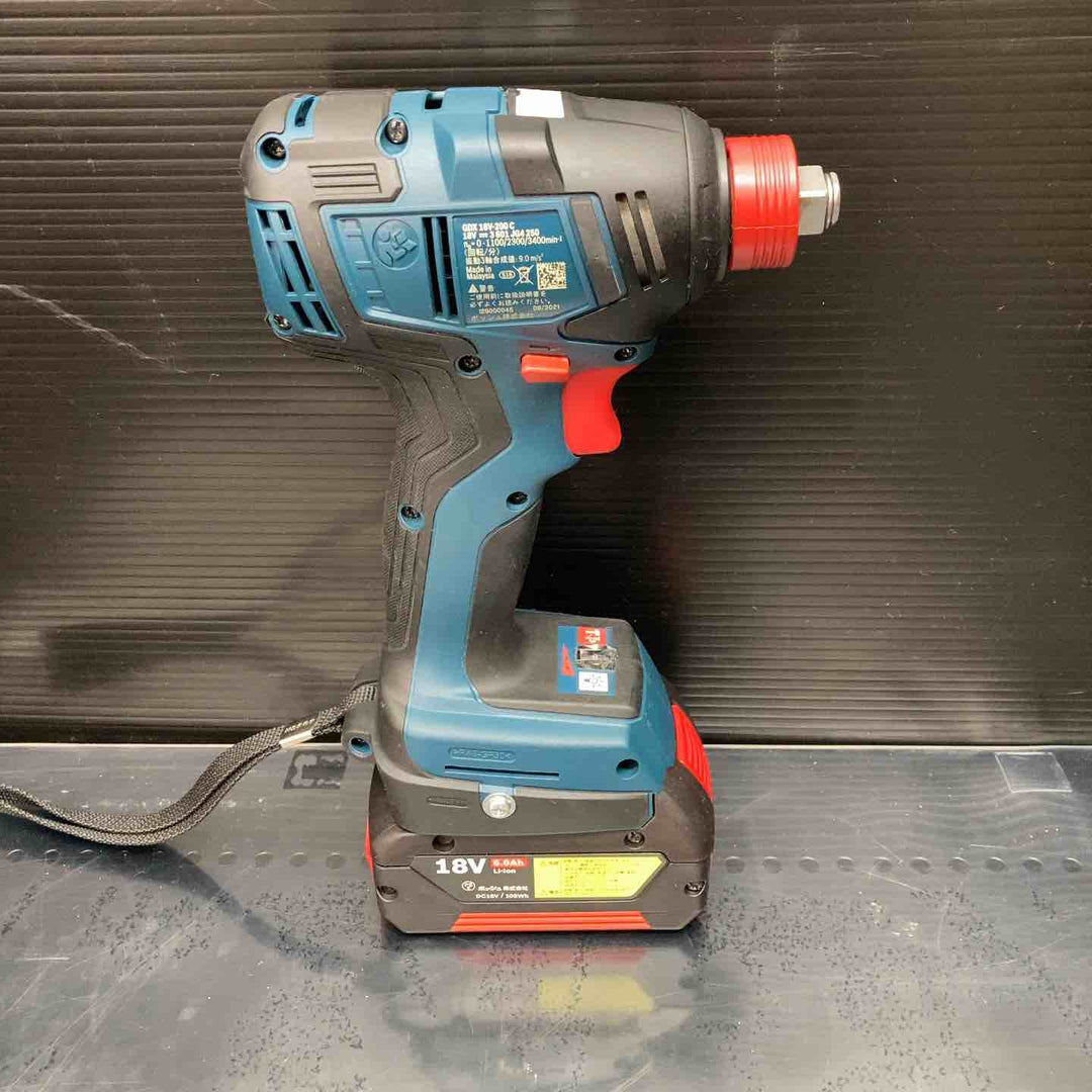 ◇ボッシュ(BOSCH) コードレスインパクトドライバー レンチ兼用 GDX18V-200C【川越店】