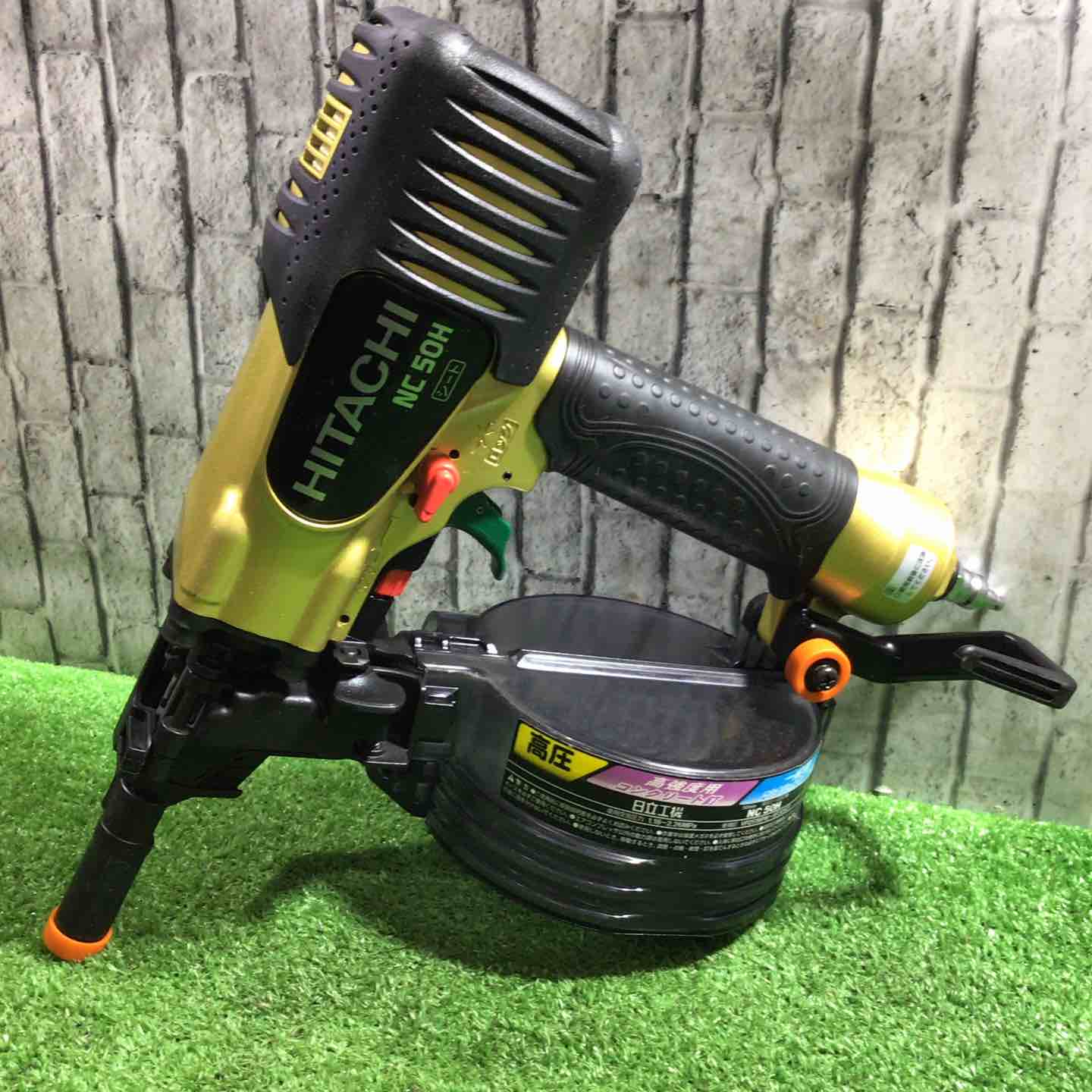 日立工機 ヒタチ NC50H 高圧 50mm ロール釘打機 コンクリート釘打機【野田愛宕店】【店頭取引限定】【中古】ITS7K0TFZYCG HiKOKI(日立工機) NC50H 高圧コンクリート釘打機 社外高圧ホースセット