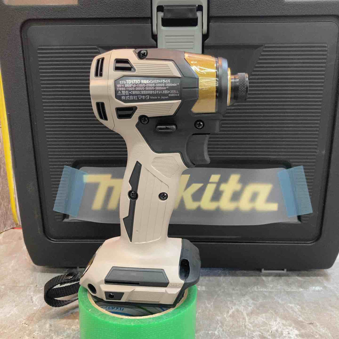 【未使用品】本体+ケース マキタ makita コードレスインパクトドライバー TD173DZPG LTX20周年限定 プレミアムグレージュ 【八潮店】