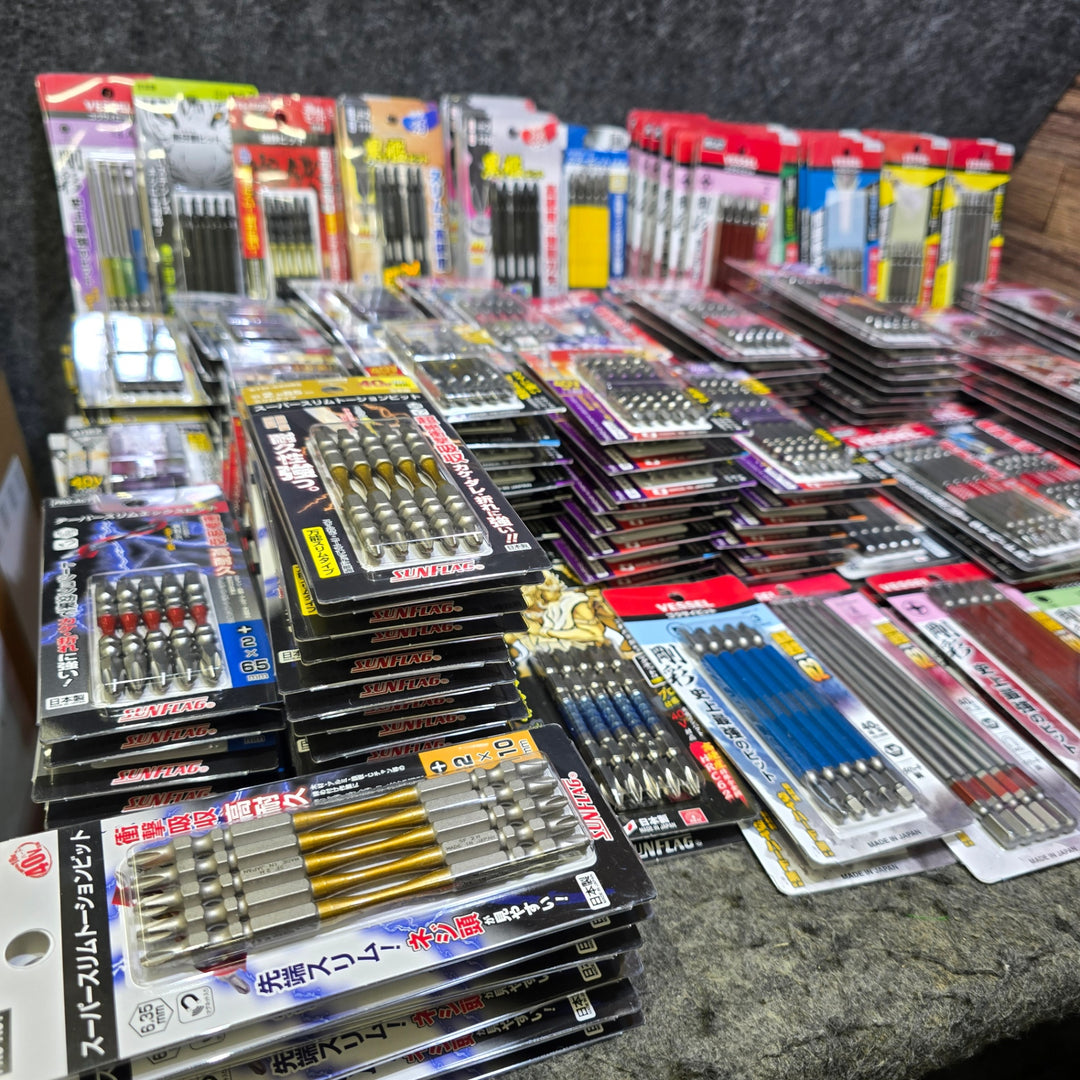 【まとめ売り！未使用】ビット 5本入り約242パック・1～2本入り約294パック 計536パック Anex VESSEL SUNFLAG メーカー・サイズ混合