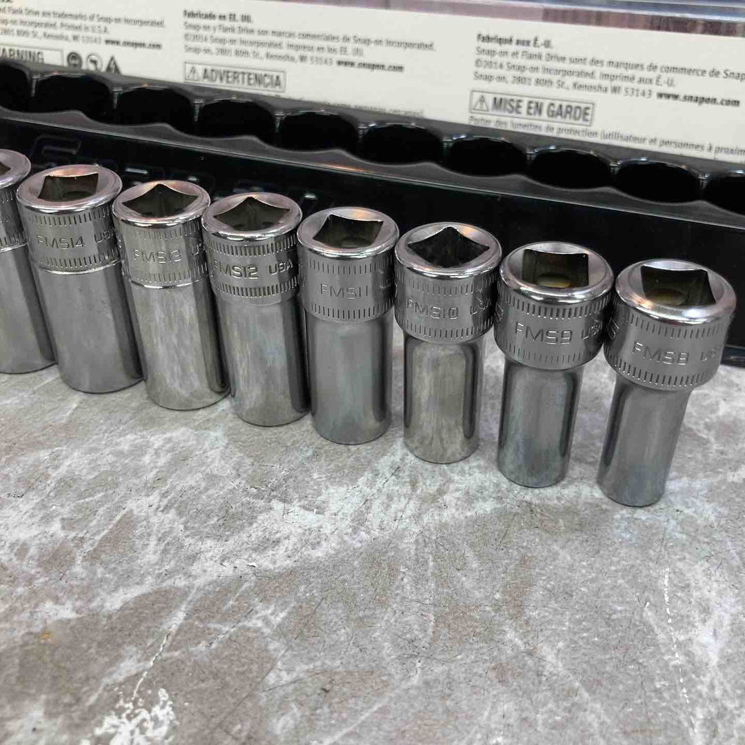 【中古品】snap-on/スナップオン セミディープソケット 12ピースセット 3/8 212FMSY【八潮店】