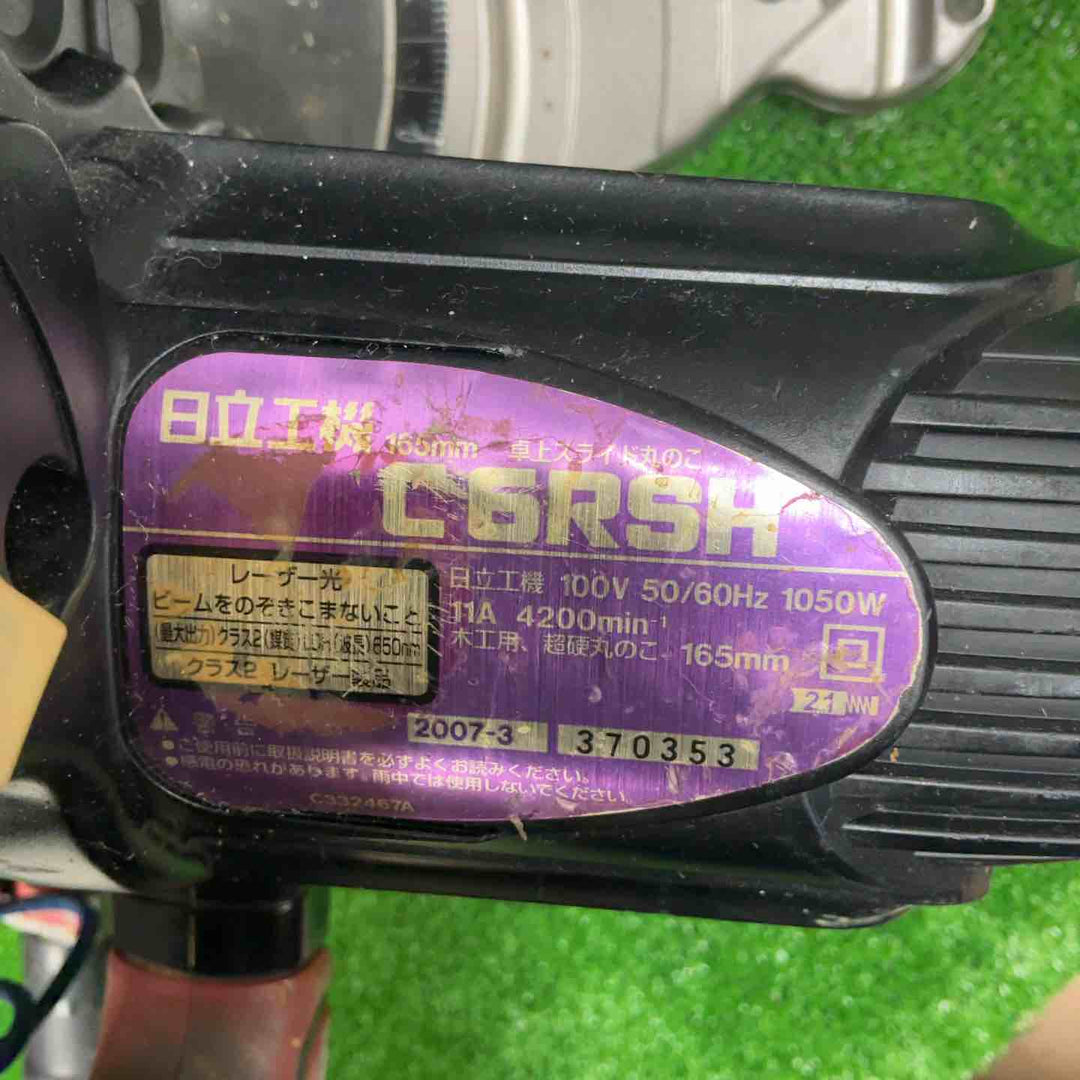 ☆ハイコーキ(HIKOKI ※旧:日立工機) 卓上スライド丸のこ C6RSH【草加店】