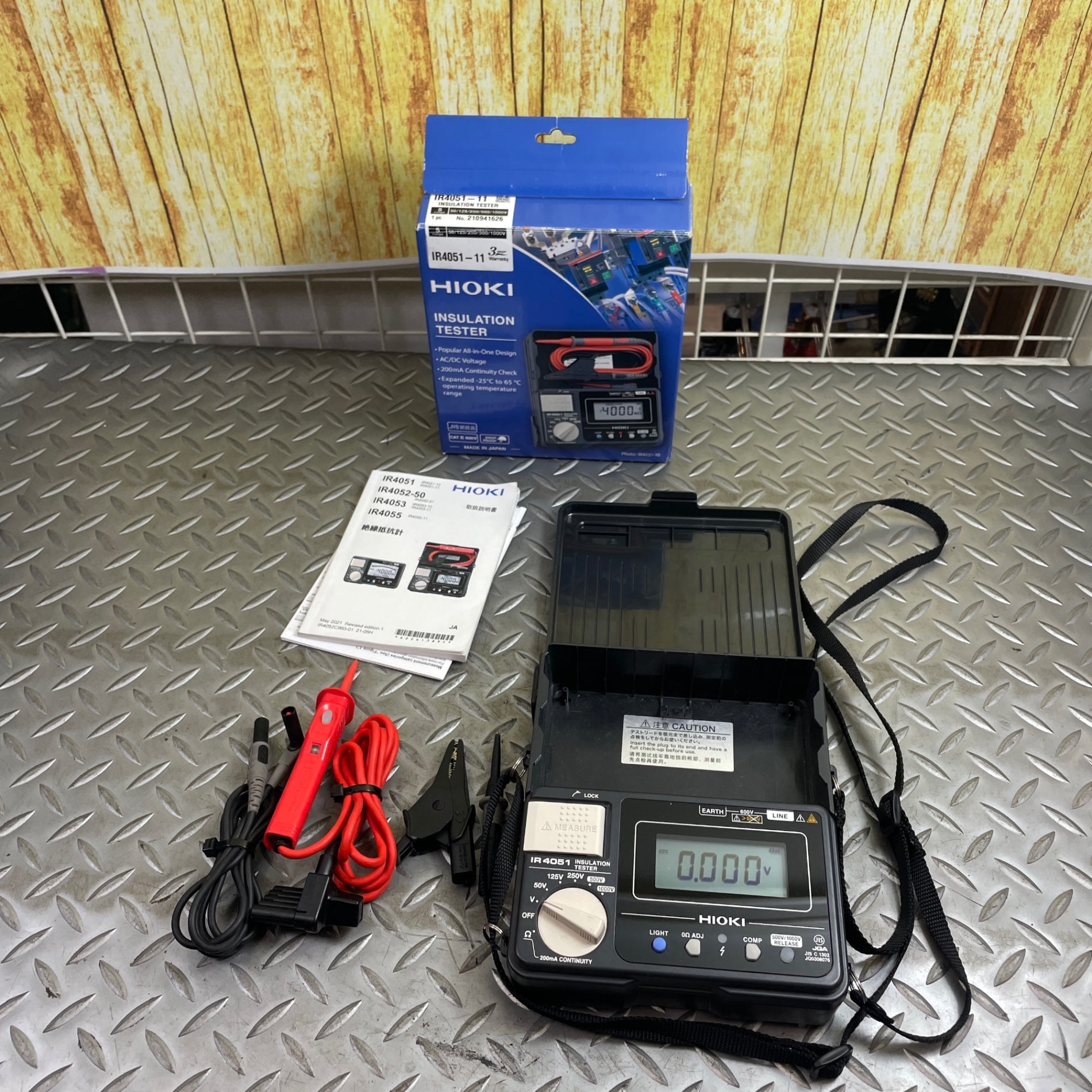 HIOKI(日置電機) IR4051-11 5レンジ デジタル絶縁抵抗計【川崎店