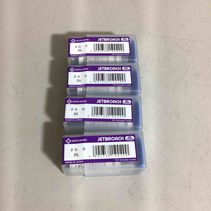 【未使用品】 日東工器 ジェットブローチ 20.0×25L 4個セット JETBROACH 【戸田店】