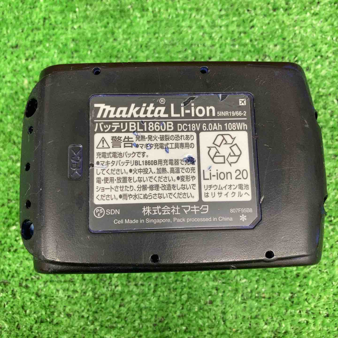 【中古品】 マキタ/makita リチウムイオンバッテリー 18V/6.0Ah BL1860B 【鴻巣店】