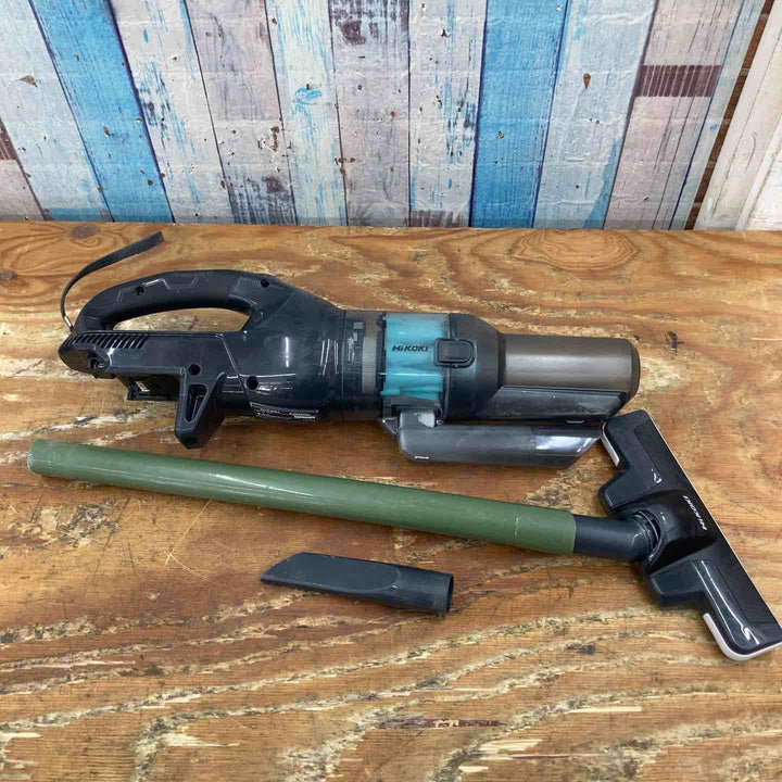 ◇HiKOKI(ハイコーキ) 36V 2段サイクロン式 コードレス クリーナー R36DB(SC)(NNAB)　本体のみ限定色カーボングレー＆アクアブルー【柏店】