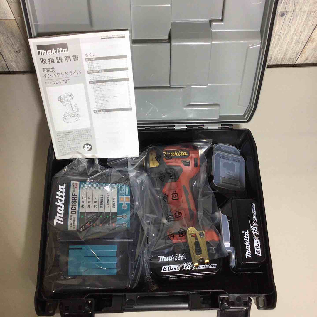 ★マキタ(makita) コードレスインパクトドライバー TD173DGXPR LXT20周年記念限定カラー プレミアムレッド【戸田店】