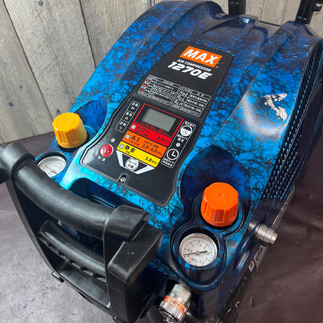 【中古品】 マックス(MAX) エアコンプレッサー AK-HL1270E ガイアブルー 【東大和店】
