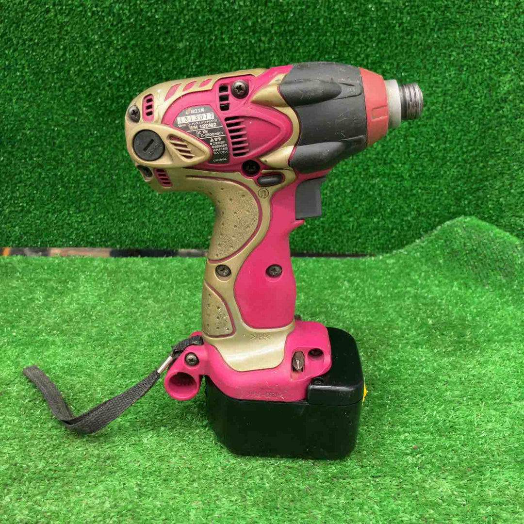【中古品】▼日立工機 コードレスインパクトドライバ WH12DM2 ニカド電池 【桶川店】