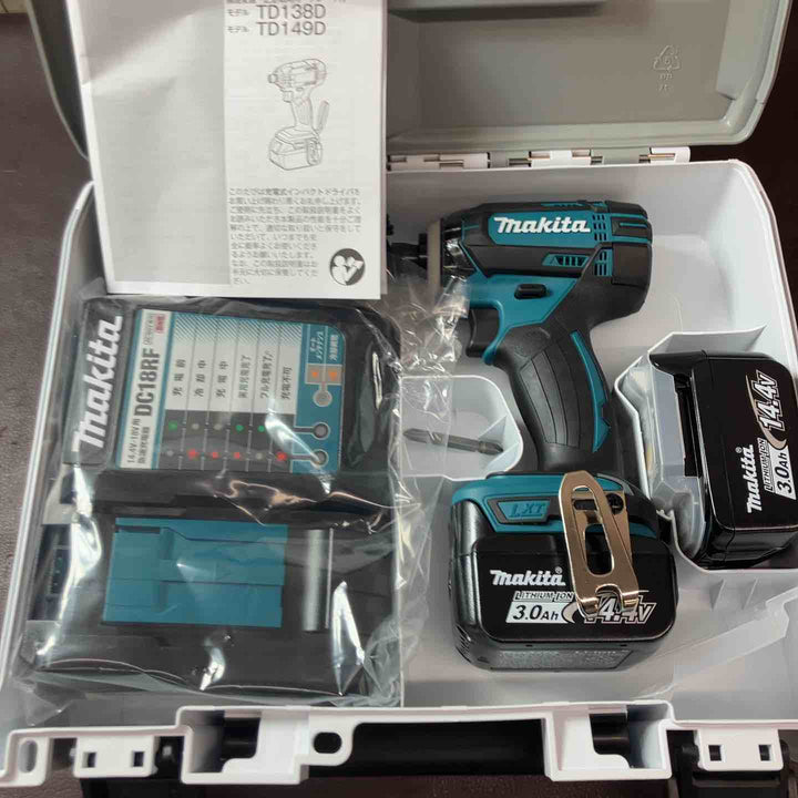 【未使用(店頭展示品)】★マキタ(makita) コードレスインパクトドライバー TD138DRFX 14.4V【東大和店】