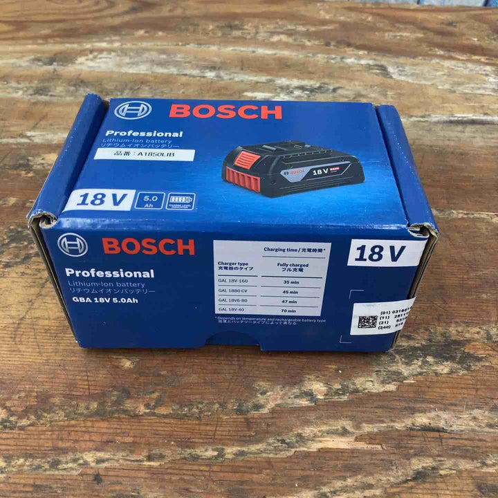 ◇BOSCH(ボッシュ) 18V5.0Ahリチウムイオンバッテリー A1850LIB【柏店】