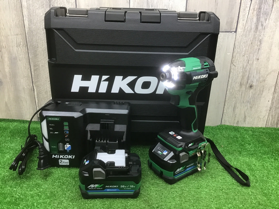 ★ハイコーキ(HIKOKI ※旧:日立工機) コードレスインパクトドライバ アグレッシブグリーン WH36DD(2XHLSZ)【富山店】◇SC