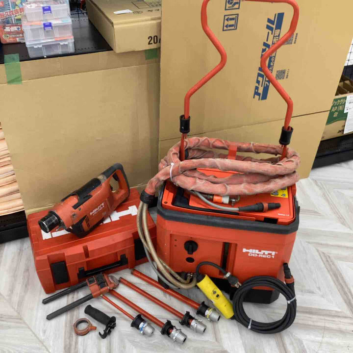 【店頭受取り限定】HILTI ダイヤモンドコアツール(ウォーターリサイクルユニット付) DD EC-1 DD REC1 水出てこず ジャンク 【越谷店】