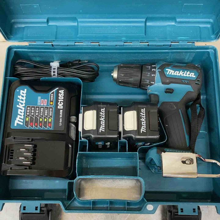 【中古品】★マキタ makita コードレスドリルドライバー DF332DSMX 10.8V フルセット 4.0Ahバッテリー2個付き♪【柏店】