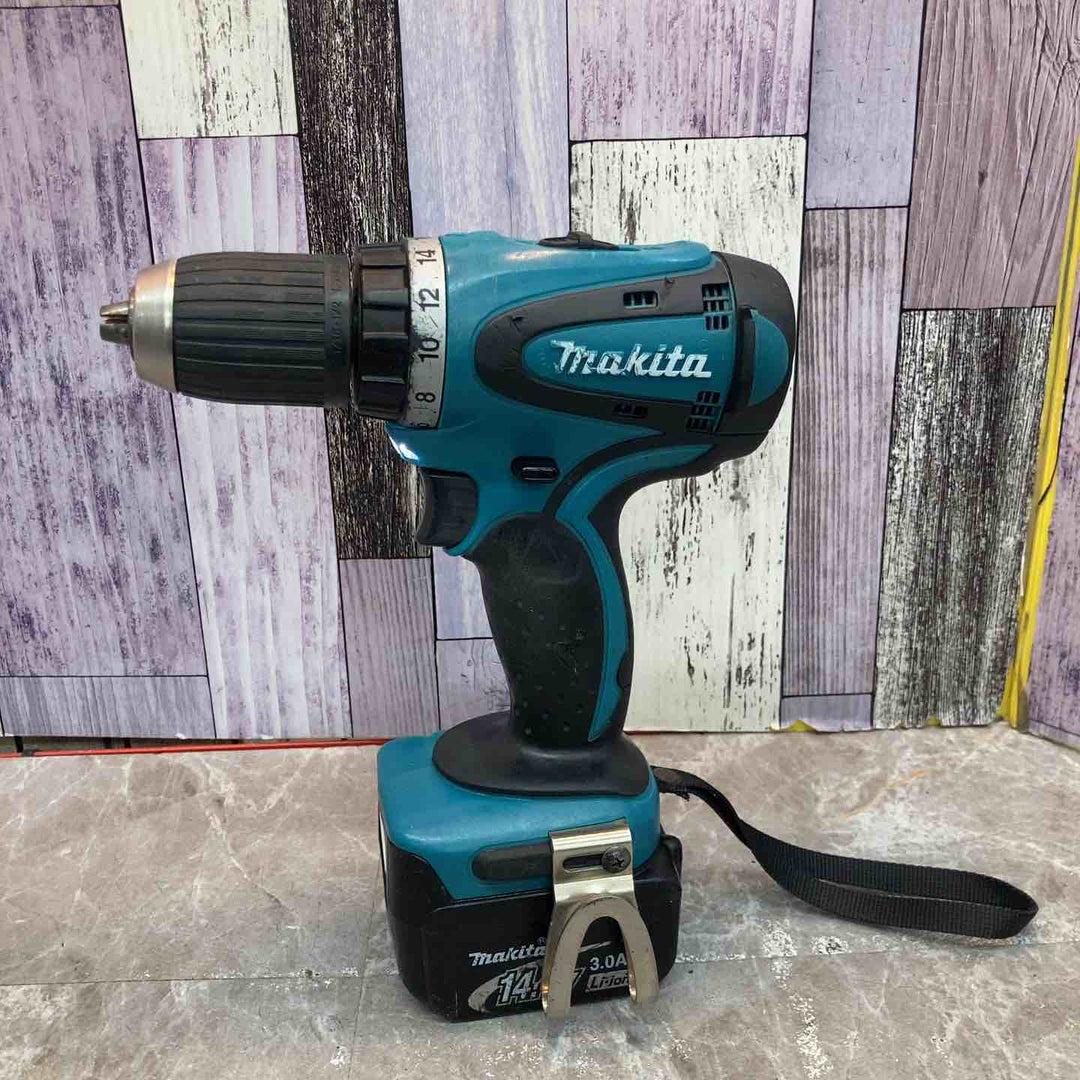 【中古品】★マキタ makita 14.4V コードレスドリルドライバー DF440DRFX バッテリー2個付【八潮店】