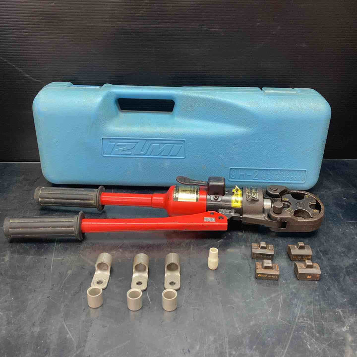 ☆泉精器(IZUMI) 手動油圧式圧着工具 9H-2【川越店】