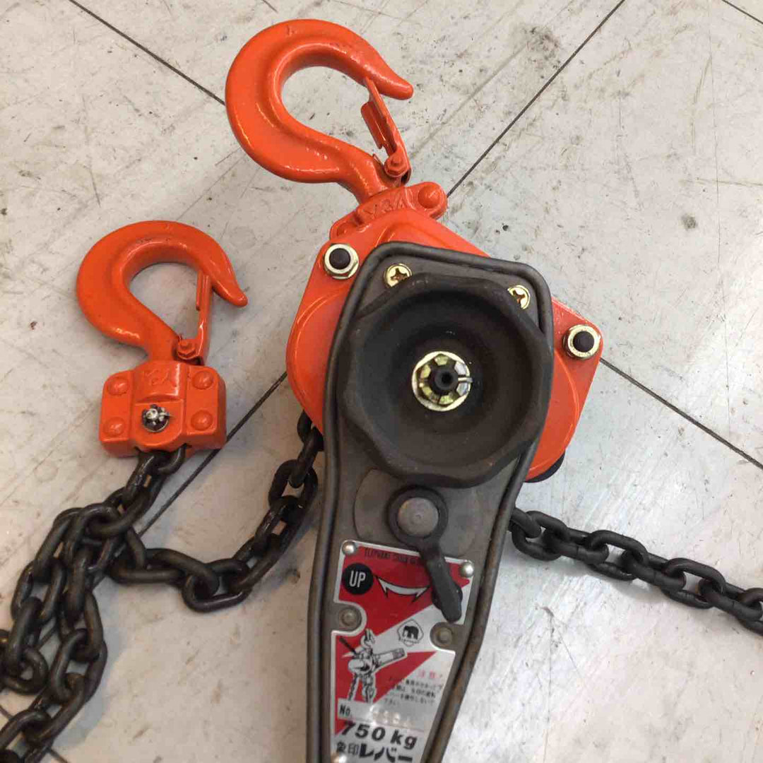◇象印 レバー Y-075 750kg 荷締機 レバーブロック【鴻巣店】
