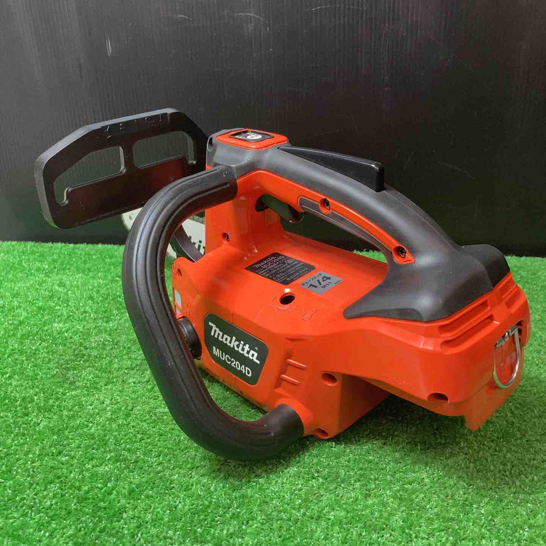【美品】マキタ(Makita) 充電式チェンソー(赤) ガイドバー長さ200mm 18V バッテリ・充電器別売 MUC204CDZR ◎替刃付き！【岩槻店】