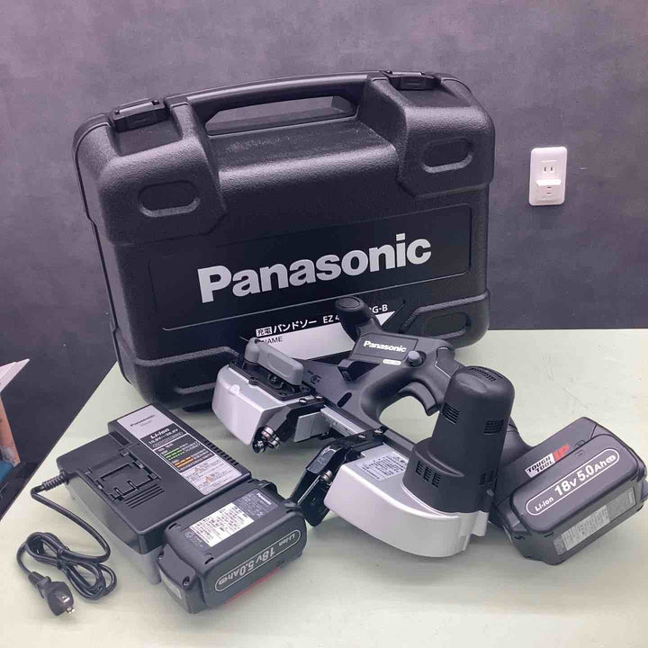 ★パナソニック(Panasonic) コードレスバンドソー EZ45A5LJ2G-B【越谷店】