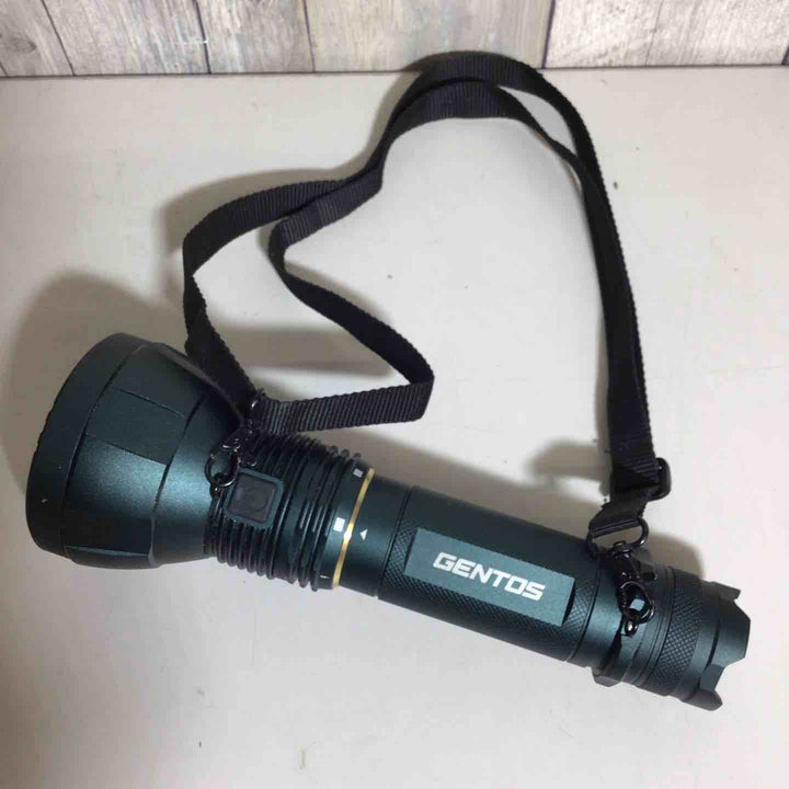 【シリ不明】ジェントス 充電式LEDフラッシュライト GENTOS UT-618R  充電器欠品 ライト 【戸田店】