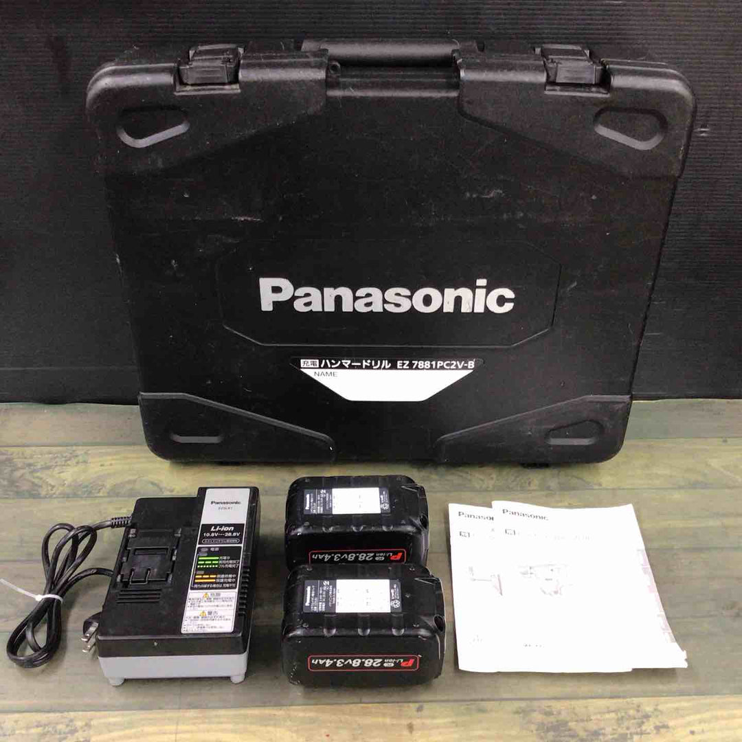 パナソニック(Panasonic) コードレスハンマドリル EZ7881PC2V-B 【東大和店】