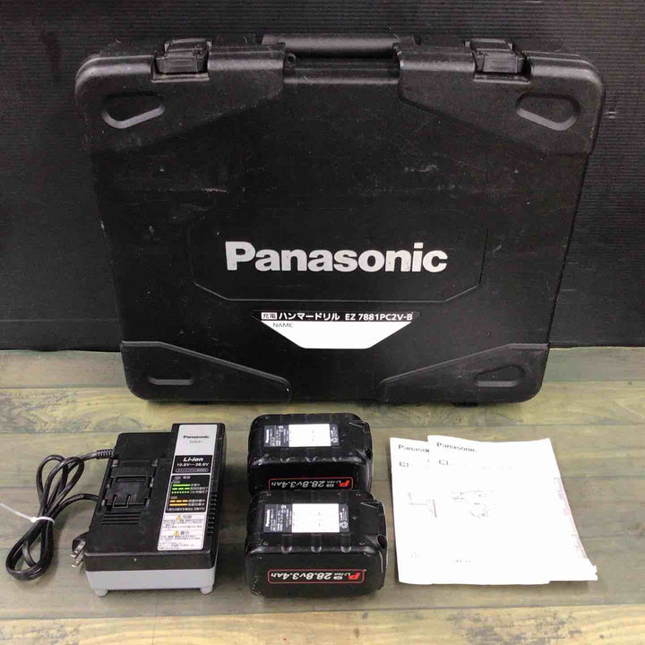 パナソニック(Panasonic) コードレスハンマドリル EZ7881PC2V-B 【東大和店】