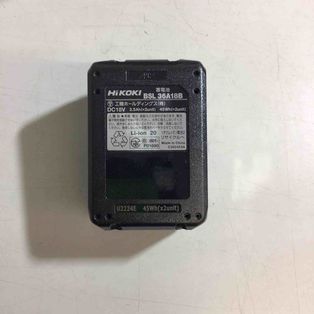 ★ハイコーキ(HIKOKI ※旧:日立工機) リチウムイオンバッテリー 36V/2.5Ah BSL36A18B【戸田店】
