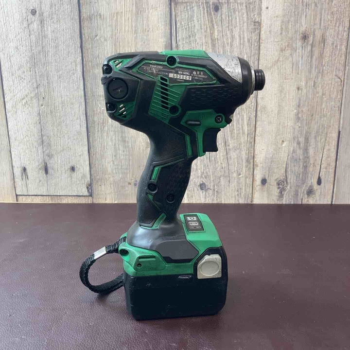 【中古品】ハイコーキ(HIKOKI ※旧:日立工機) コードレスインパクトドライバー WH14DKL(NN)(L) バッテリー1個付属【東大和店】