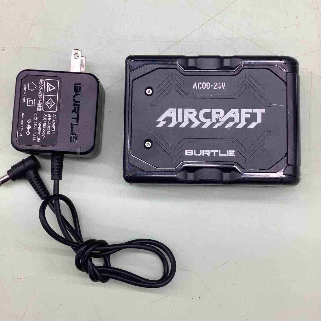 □バートル(BURTLE) 空調服用ファン&バッテリーセット AC09+ファン(AC09-1) エアークラフト【越谷店】