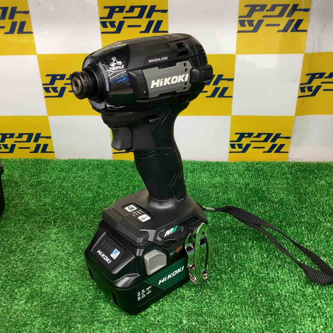 ★ハイコーキ(HIKOKI ※旧:日立工機) コードレスインパクトドライバ ストロングブラック WH36DD(2XHBSZ)【越谷店】