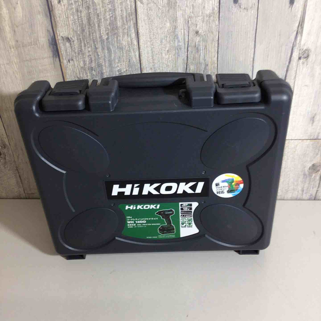 ◇ハイコーキ(HiKOKI) コードレスインパクトドライバー WH18DD(2XCZ) バッテリー＆充電器付き【戸田店】