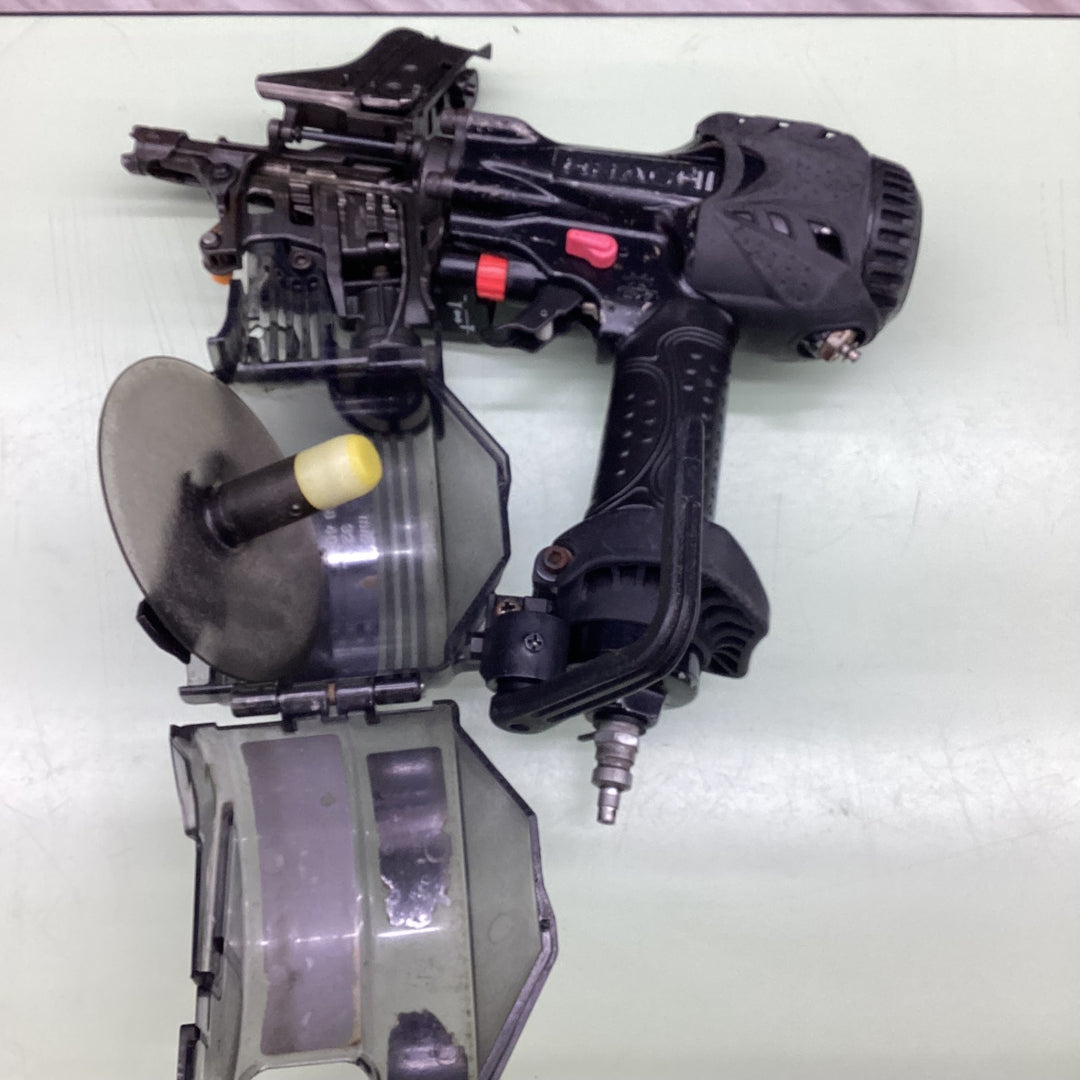 〇ハイコーキ(HIKOKI ※旧:日立工機) 高圧エア釘打ち機 NV65HMC　ブラック【越谷店】
