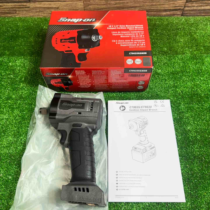 スナップオン/Snap-on 1/2sq コードレスインパクトレンチ CT9035KGMDB ガンメタ 本体のみ【桶川店】