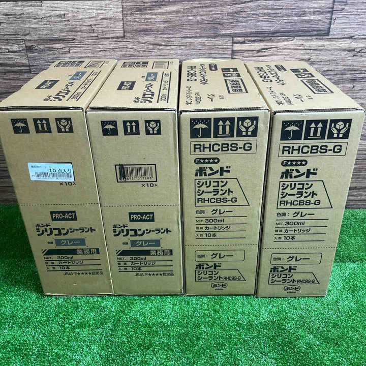 コニシ ボンドシリコンシーラント グレー10本入×4箱【桶川店】