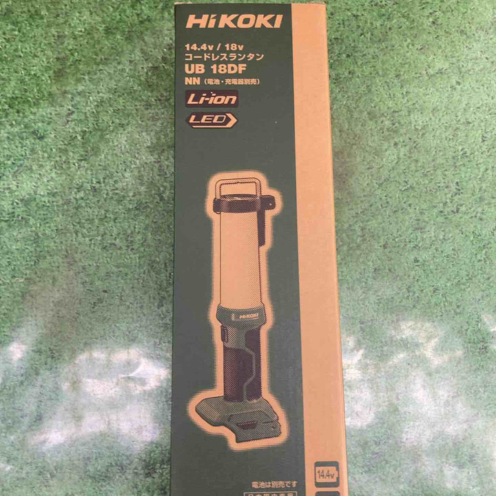 ハイコーキ(HIKOKI ※旧:日立工機) 14.4/18V共用 コードレスLEDランタン  UB18DF(NN)【町田店】