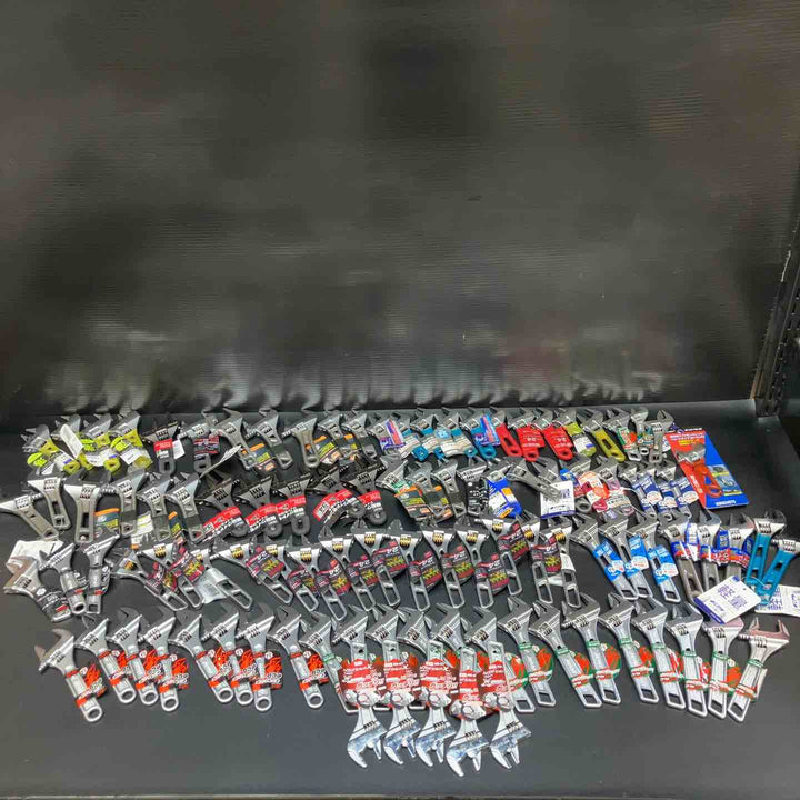 ▼モンキーレンチ100個まとめ売り 格安☆ ロブスター スーパーツール TOP サイズ 複数 軽量 薄型 ショート 様々【川越店】