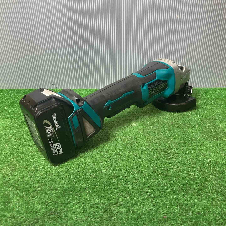 ★マキタ(makita) 100mmコードレスディスクグラインダ GA408DZ　本体+18V5.0Ahバッテリー1個付き【岩槻店】