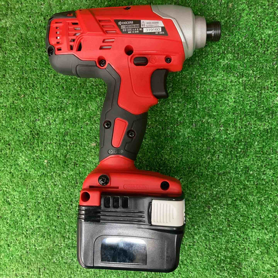 ◇リョービ(RYOBI) コードレスインパクトドライバー 14.4V BID-1416 657702A【川越店】