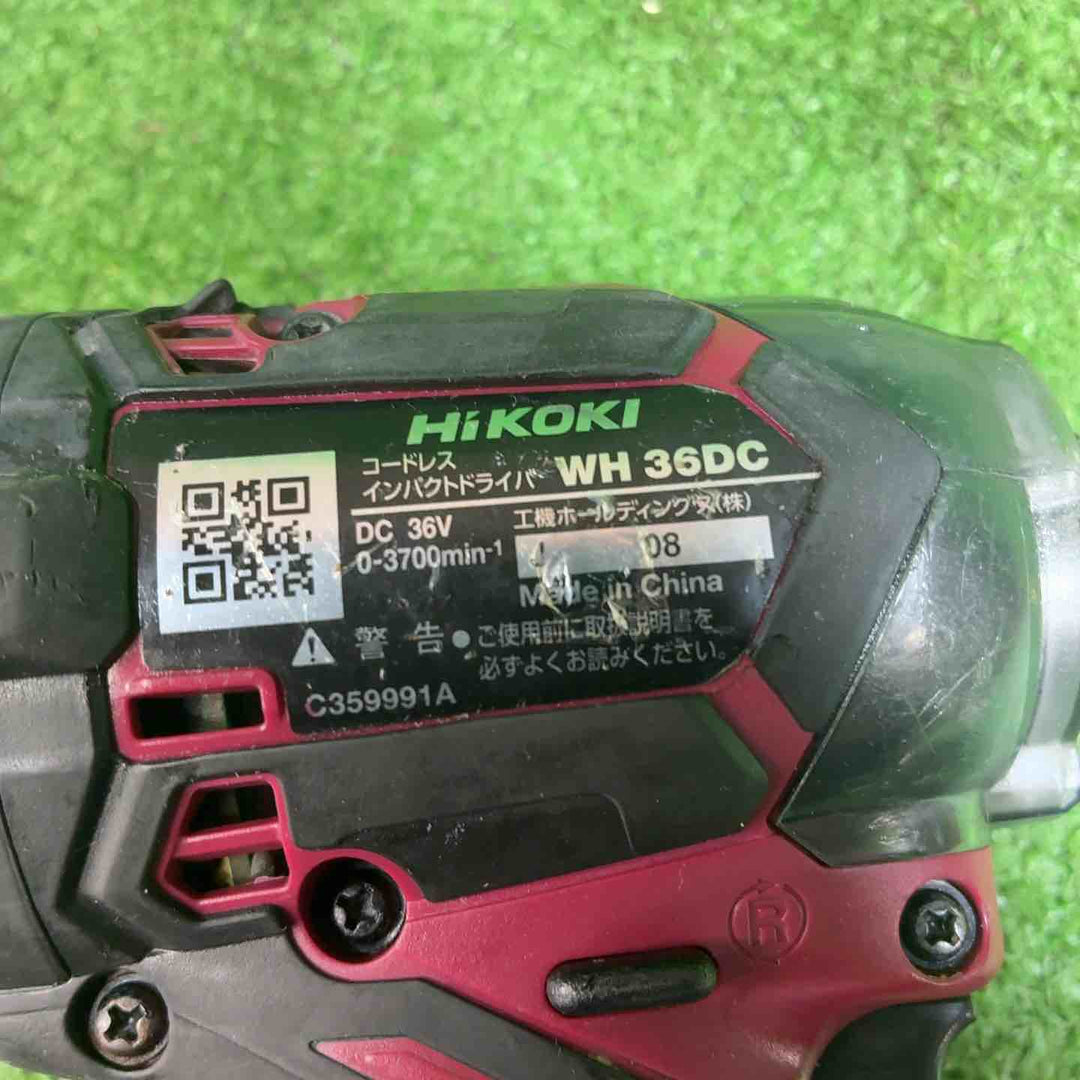 ★ハイコーキ(HIKOKI ※旧:日立工機) コードレスインパクトドライバー WH36DC(NNR)【藤沢店】